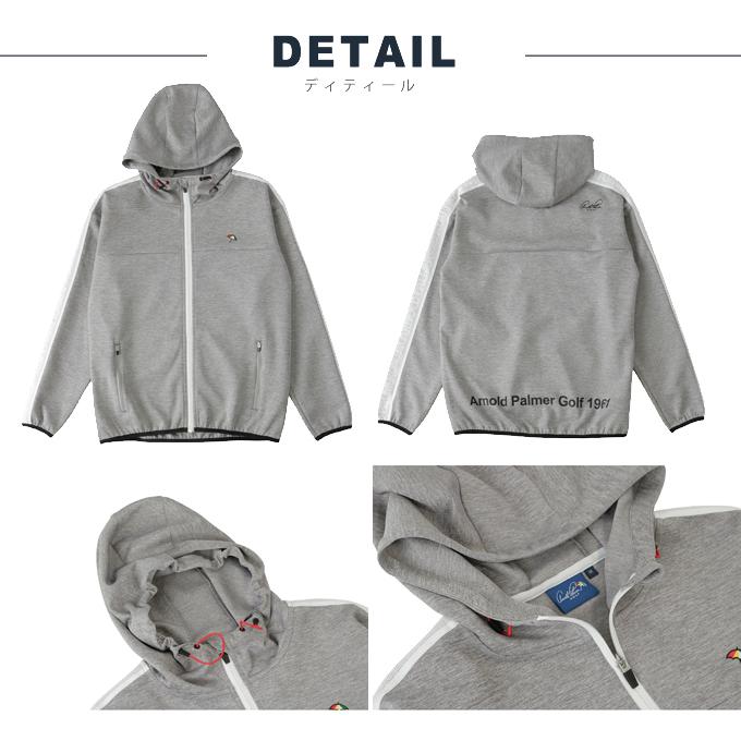 Arnold Palmer Golf フルジップフーディ Oサイズ グレー Arnold Palmer Golf フルジップフーディ Oサイズ グレー Arnold Palmer