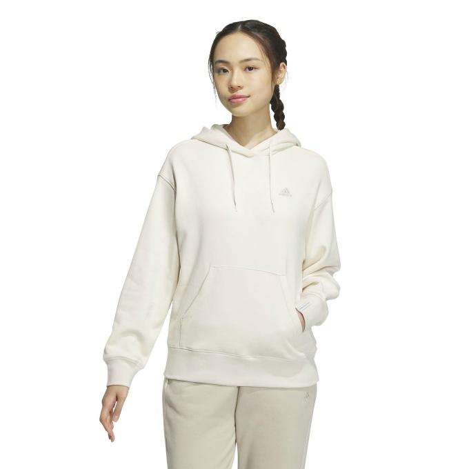 オーティーエフＯ.Ｔ.Ｆ　【ユニセックス】スウェットフーディ<M.P.R.S>白 adidas（アディダス） スウェットパーカー レディース エッセンシャル