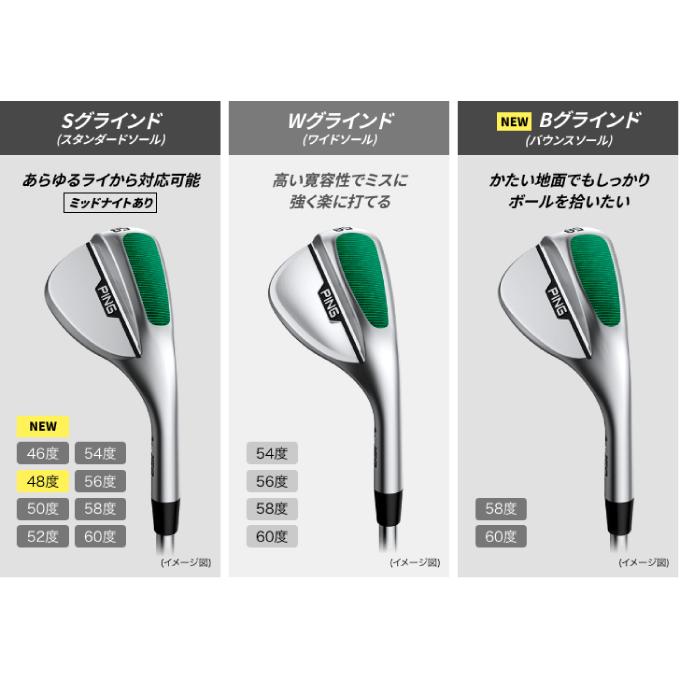PING（ピン） ゴルフクラブ ウェッジ メンズ S159 ハイドロパール