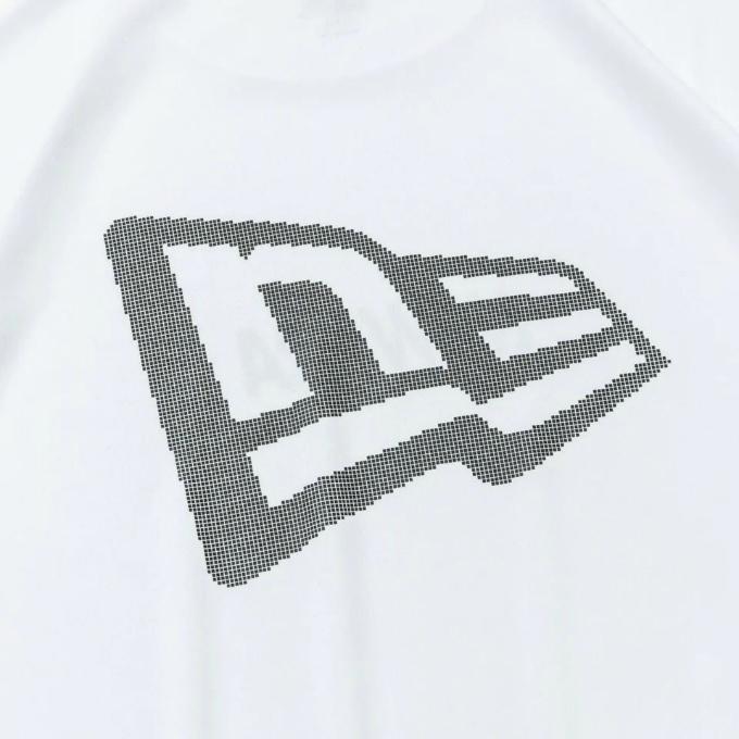 ニューエラ NEW ERA Tシャツ 半袖 メンズ レディース テック Tシャツ Bit Logo ホワイト 14121959｜himaraya｜05