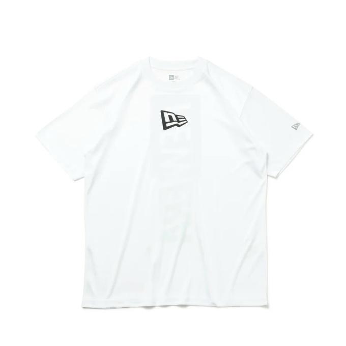 ニューエラ NEW ERA Tシャツ 半袖 メンズ レディース ラッシュ Tシャツ Rear Vertical Logo ホワイト 14121965｜himaraya｜02