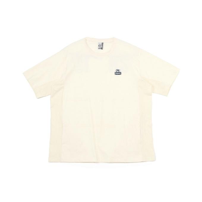 チャムス CHUMS Tシャツ 半袖 メンズ エアトレイルストレッチチャムスシャツ Airtrail Stretch CHUMS T-Shirt CH01-2344 Off White｜himaraya｜02