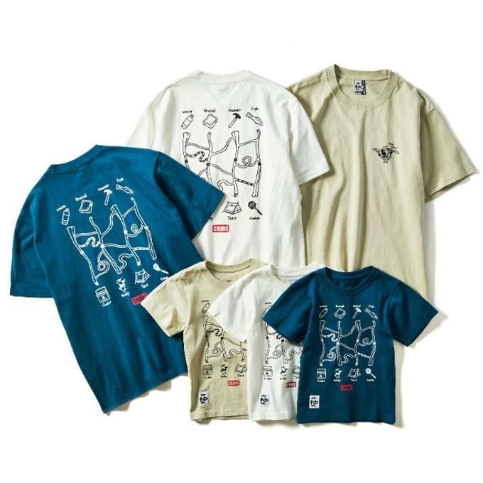 CHUMS（チャムス） Tシャツ 半袖 ジュニア Amida Lottery T-Shirt