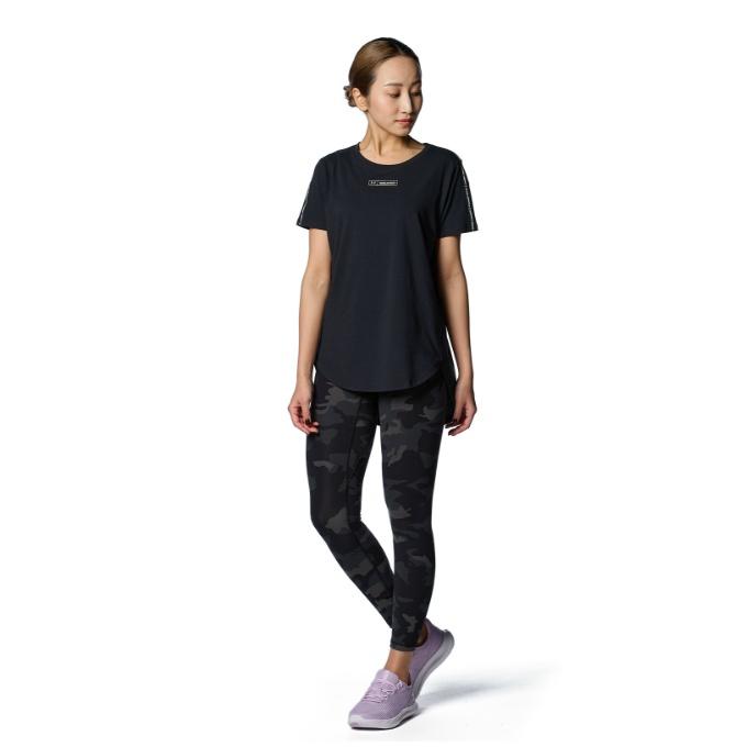 アンダーアーマー Tシャツ 半袖 レディース UA LIVE ロングライン ショートスリーブTシャツ 1384716-001 UNDER ARMOUR｜himaraya｜03