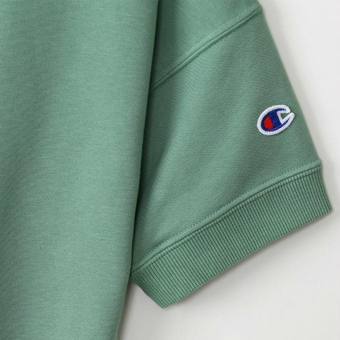 チャンピオン Champion Tシャツ 半袖 レディース ウィメンズ テックウィーブテリーショートスリーブクルーネックスウェットシャツ CW-ZS001-560｜himaraya｜05