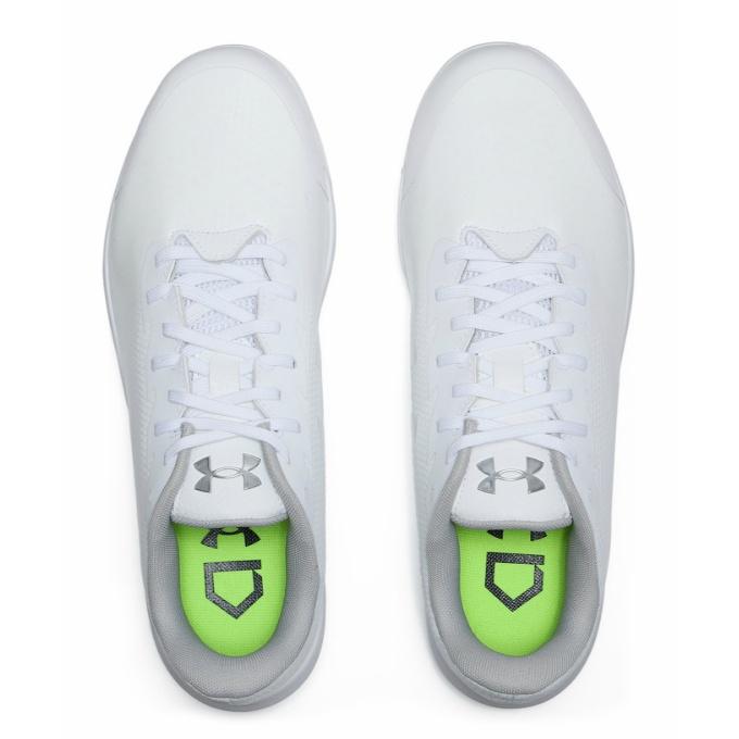 アンダーアーマー 野球 金歯スパイク メンズ UAエクストリーム2.0 スチール ティップス ワイド 3026907-100 UNDER ARMOUR 幅広 白 ホワイト