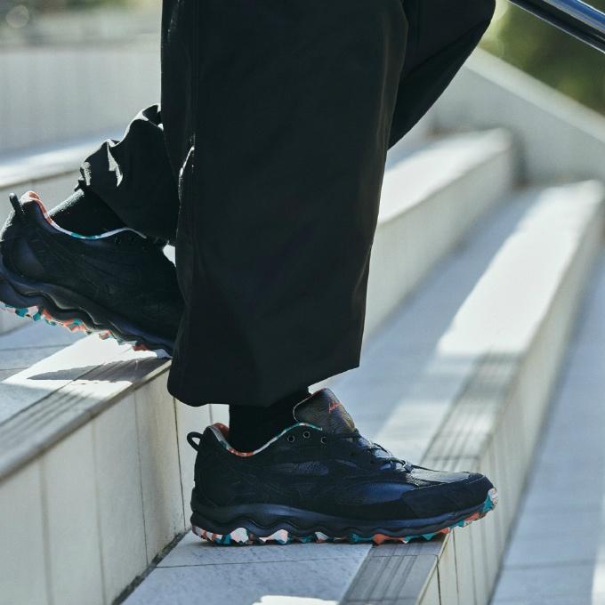 MIZUNO / WAVE MUJIN TL/ローカットスニーカー/24.5cm/BLK/レザー/D1GA241101 MIZUNO（ミズノ） スニーカー メンズ WAVE MUJIN TL D1GA241101 MIZUNO