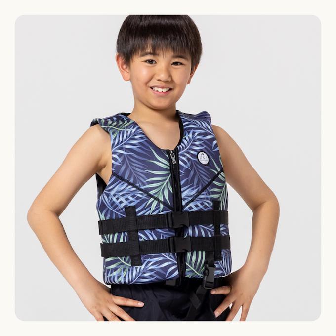 RUSTY SURFBOARDS ライフジャケット ブラック/ブルー　Mサイズ RUSTY SURFBOARDS ライフジャケット ブラック/ブルー Mサイズ