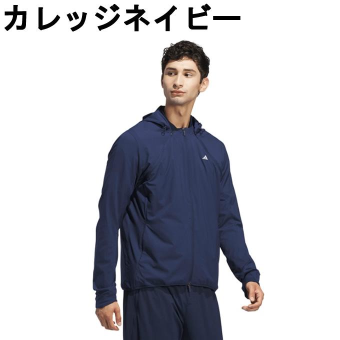 アディダスゴルフ フリースジャケット ネイビー系 ゴルフウェア メンズ