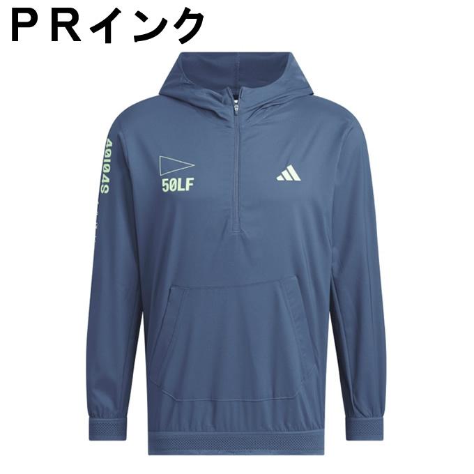 アディダス ゴルフウェア ブルゾン メンズ HEAT．RDYストレッチアノラックフーディー IKK82 adidas｜himaraya｜02