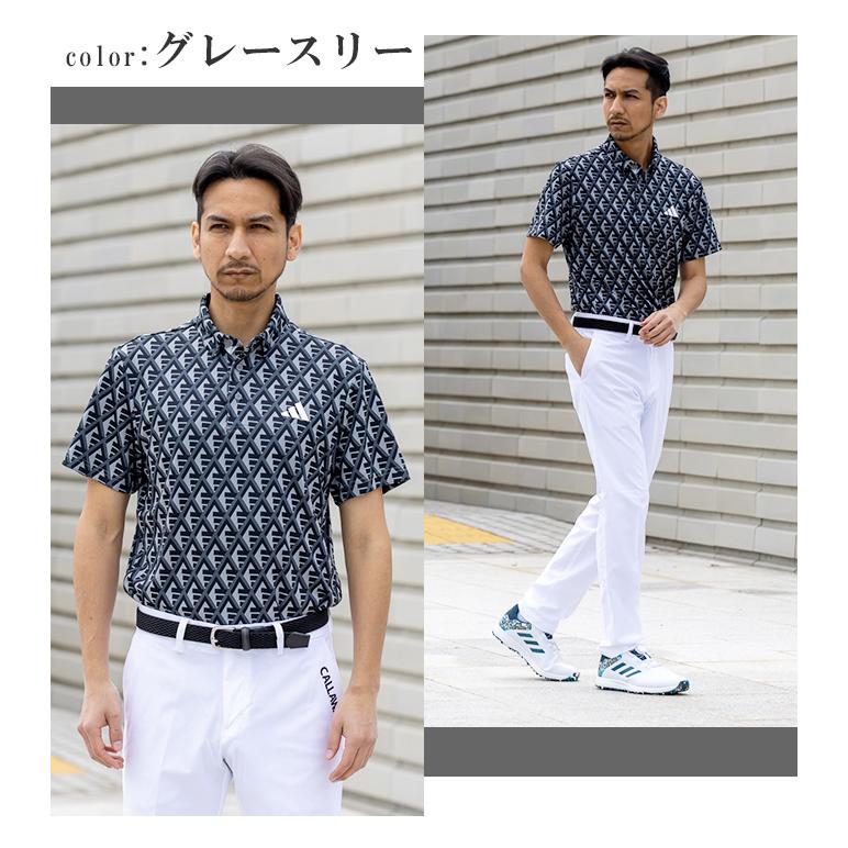 adidas（アディダス） ゴルフウェア ポロシャツ 半袖 メンズ マルチ