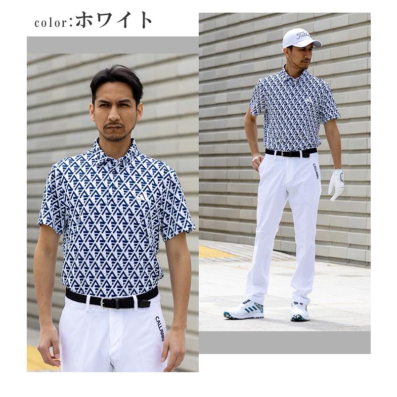adidas アディダス ゴルフウェア ポロシャツ 半袖 メンズ マルチ