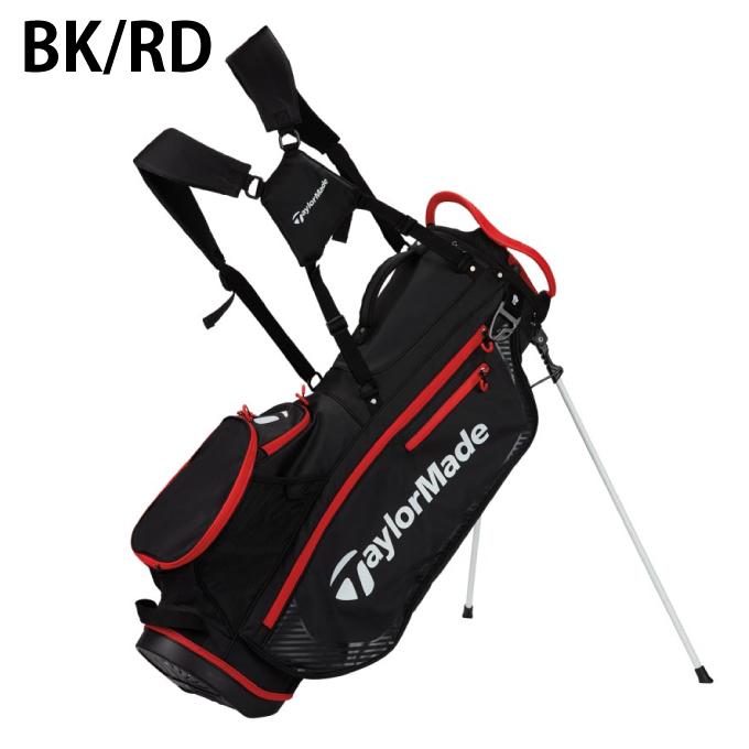 人気のブラック☆TaylorMade☆軽量スタンドキャディバッグ☆9.5型☆中古 TaylorMade（テーラーメイド） 9.5型 キャディバッグ キャリーライト