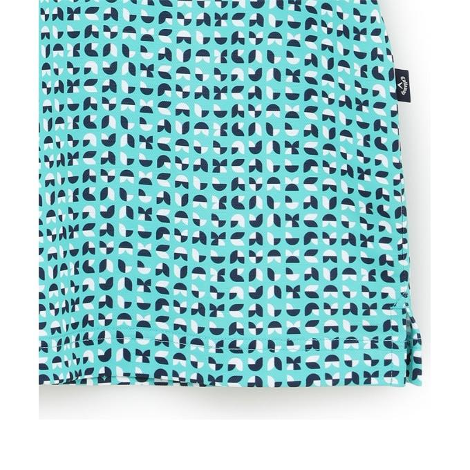 Callaway メンズゴルフシャツ 青 幾何学模様　Lサイズ Callaway メンズゴルフシャツ 青 幾何学模様 Lサイズ 楽天市場