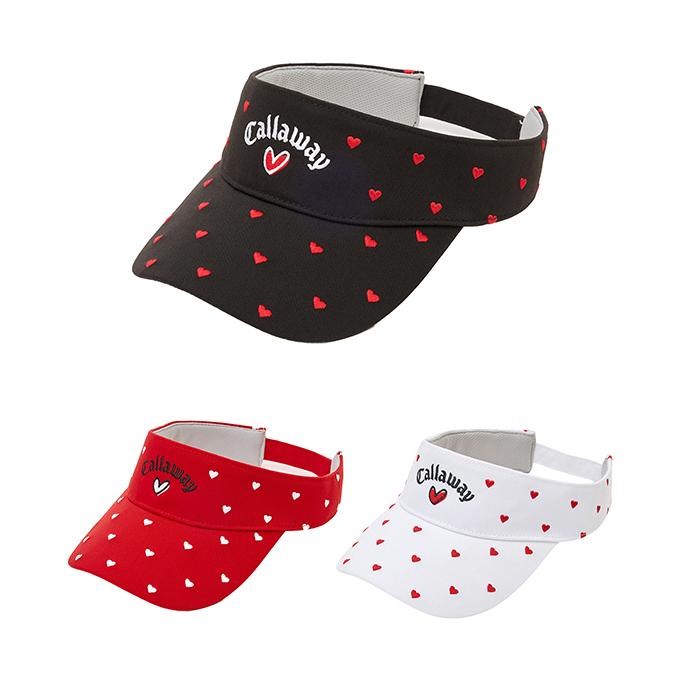 Callaway - 専用♡撥水スタジャン&バイザー2点 Callaway（キャロウェイ） ゴルフ サンバイザー レディース ハート飛び