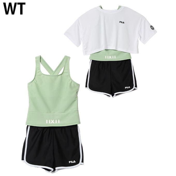 FILA（フィラ） 水着 セパレート 女の子 ジュニア Tシャツ付セパレート