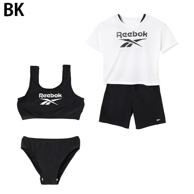 Reebok（リーボック） 水着 セパレート 女の子 ジュニア Tシャツ付