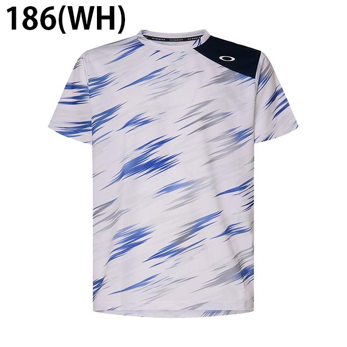 オークリー テニスウェア Tシャツ 半袖 メンズ SLANT GRAPHIC SS 9.0 FOA406377 OAKLEY｜himaraya｜03