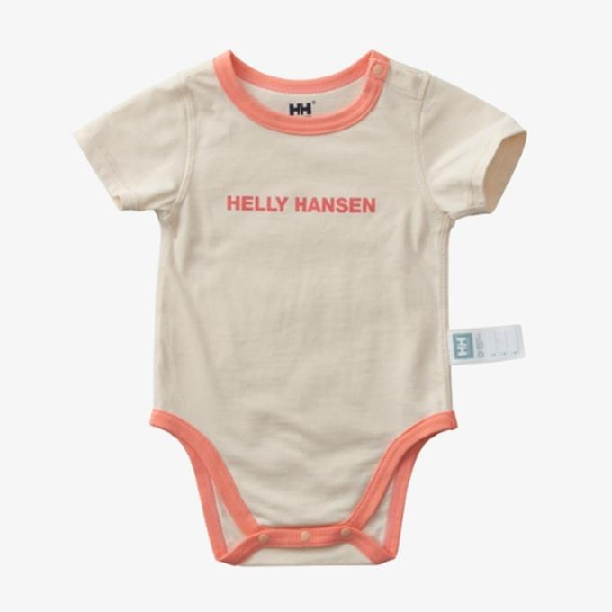 ヘリーハンセン HELLY HANSEN ロンパース 半袖 ジュニア B My First HH Border Print Set Up HB32421 VO｜himaraya｜02