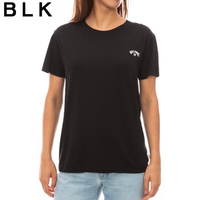 ビラボン BILLABONG Tシャツ 半袖 レディース ONE POINT ARCH LOGO TEE BE013200｜himaraya｜03