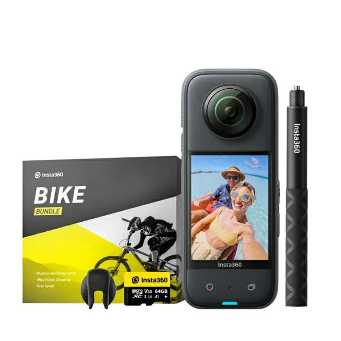 インスタ360 Insta360 カメラ X3 自転車撮影セット X3+bicyclekit