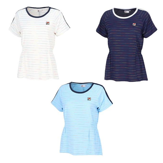 FILA（フィラ） テニスウェア Tシャツ 半袖 レディース ゲームシャツ