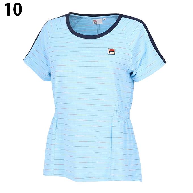 FILA（フィラ） テニスウェア Tシャツ 半袖 レディース ゲームシャツ