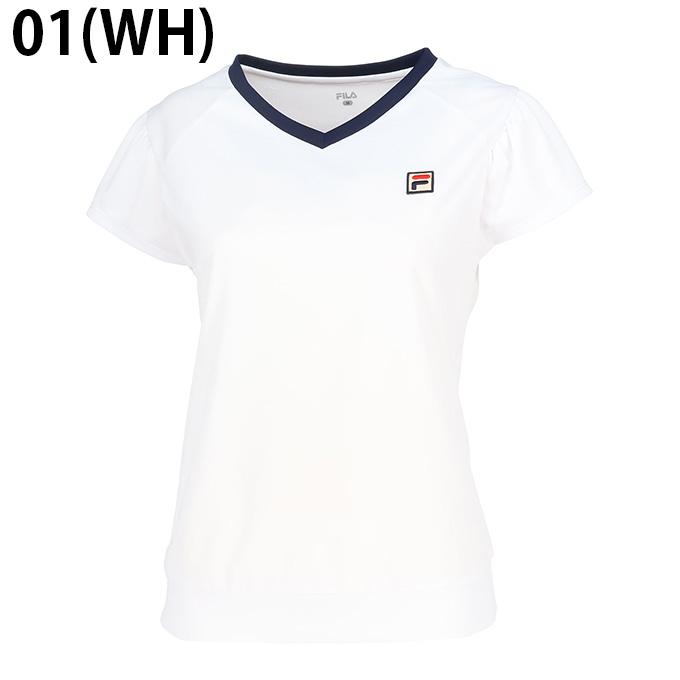 FILA フィラ テニスウェア 半袖ゲームポロシャツ VM5628白メンズM新品 FILA - FILA フィラ テニスウェア 半袖ゲームポロシャツ VM5628白