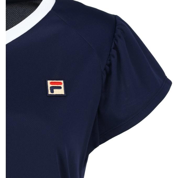 FILA（フィラ） テニスウェア Tシャツ 半袖 レディース ゲームシャツ