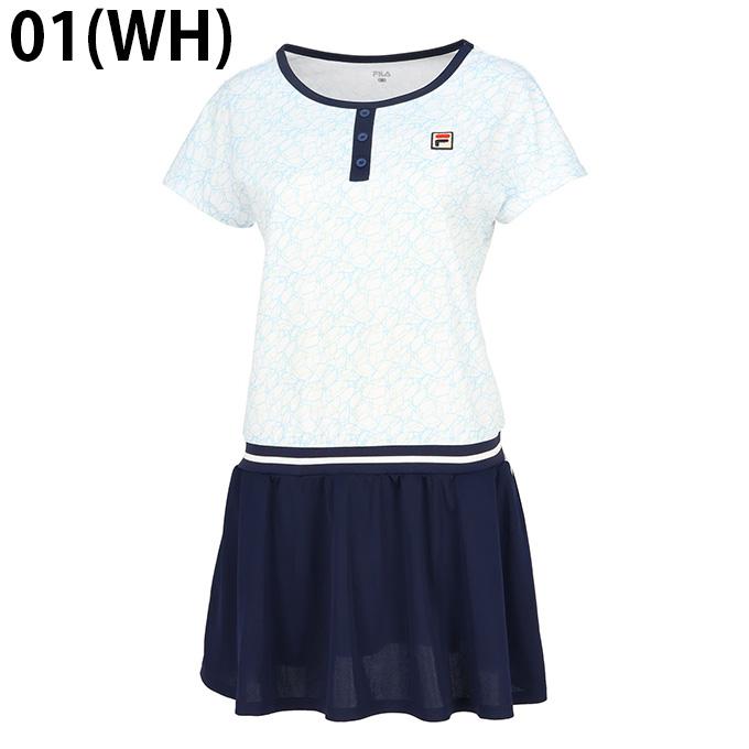 FILA（フィラ） テニスウェア Tシャツ 半袖 レディース ワンピース