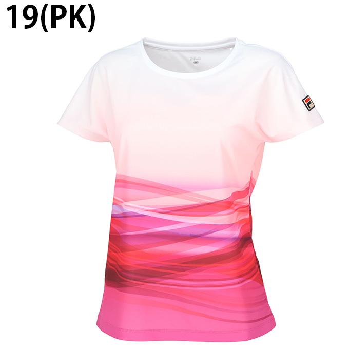 FILA テニスウェア セット FILA（フィラ） テニスウェア Tシャツ 半袖 レディース ゲームシャツ