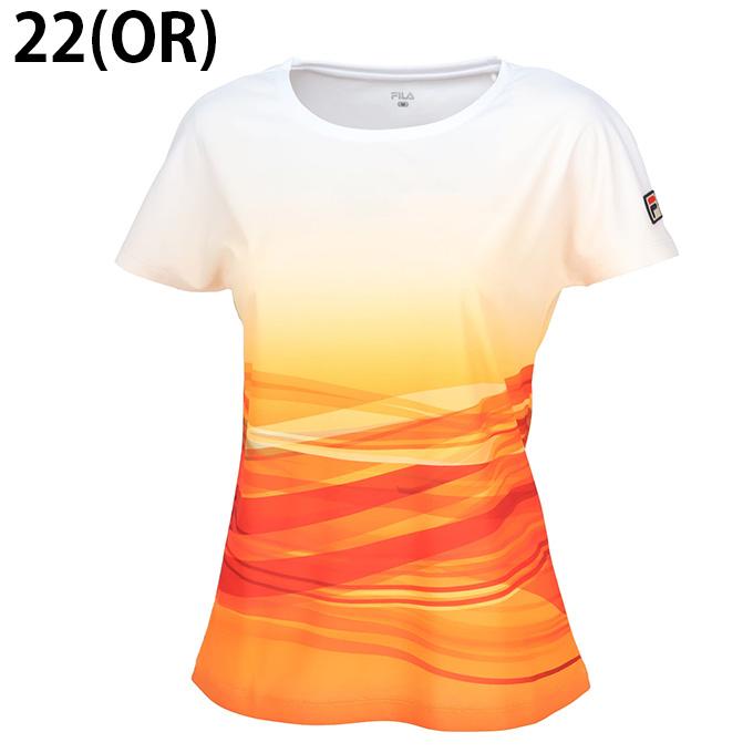 FILA（フィラ） テニスウェア Tシャツ 半袖 レディース ゲームシャツ