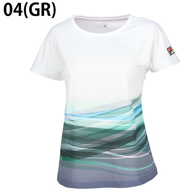 FILA（フィラ） テニスウェア Tシャツ 半袖 レディース ゲームシャツ