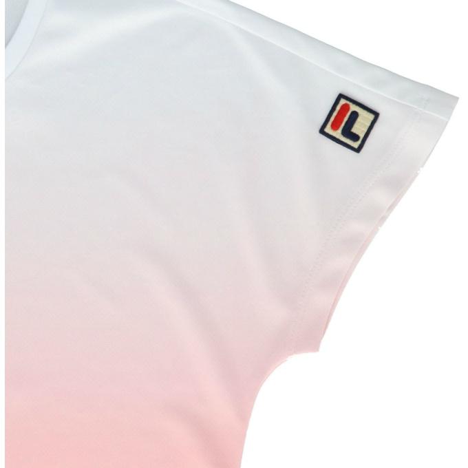 FILA フィラ テニスウェア 半袖Tシャツ VM5603ホワイト メンズM新品 FILA（フィラ） テニスウェア Tシャツ 半袖 レディース ゲームシャツ