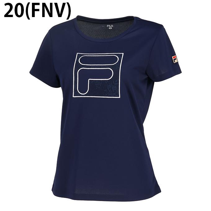FILA（フィラ） テニスウェア Tシャツ 半袖 レディース アップリケT