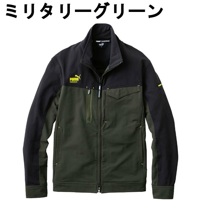 プーマ ワークウェア PUMA 作業ウェア ワークジャケット 作業着 作業服 ストレッチ オープンファスナー PW-3021A ‥｜himaraya｜04