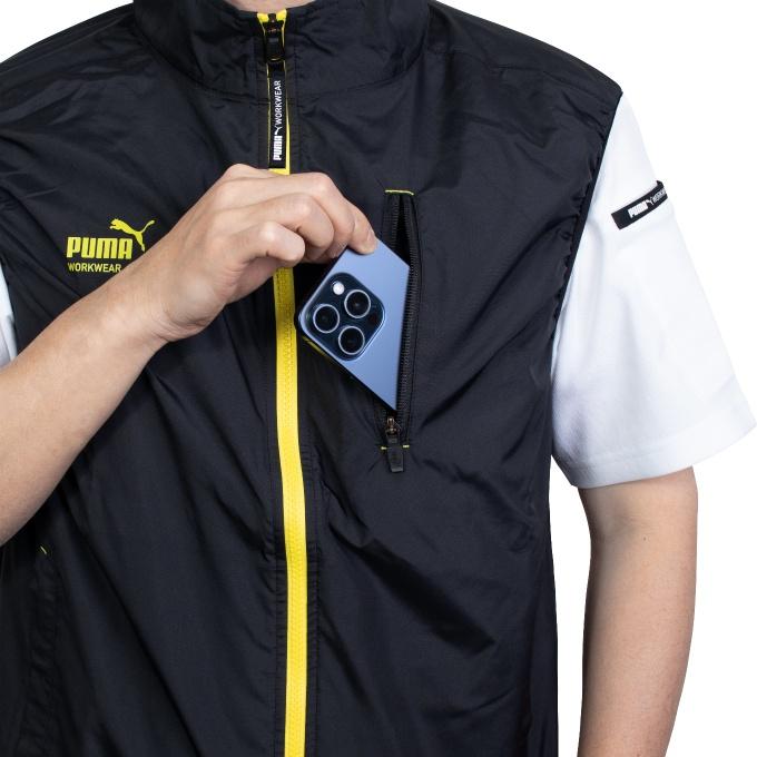 作業ウェア PUMA エアツイスト ファン 装着用 ベスト AT-8012N 【ご