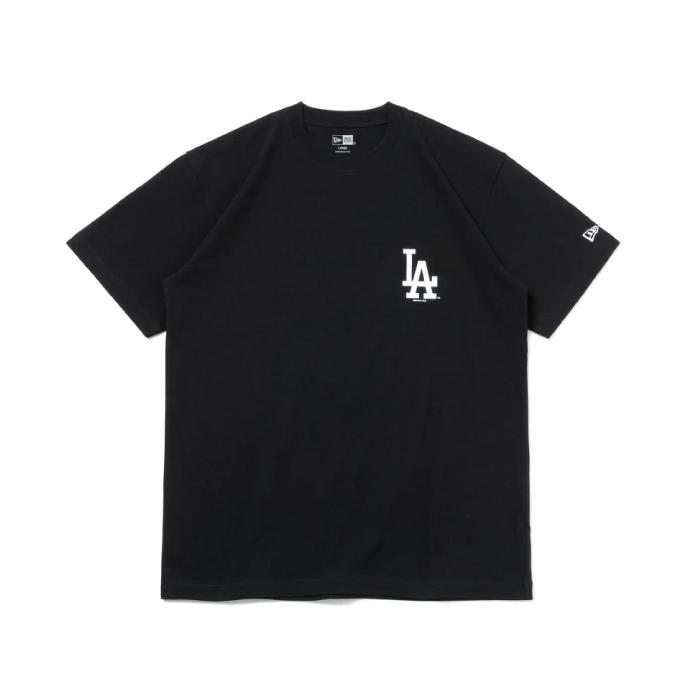 ニューエラ NEW ERA Tシャツ 半袖 メンズ コットン Tシャツ MLB Apparel World Series ロサンゼルス・ドジャース ブラック レギュラーフィット 14121896
