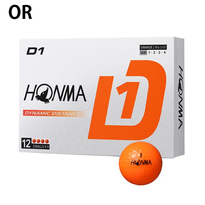 HONMA GOLF（本間ゴルフ） ☆本間ゴルフ D1 ゴルフボール 2024 1ダース