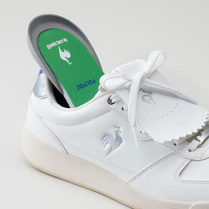 ルコックスポルティフ スパイクレス ゴルフシューズ【ホワイト/26.5