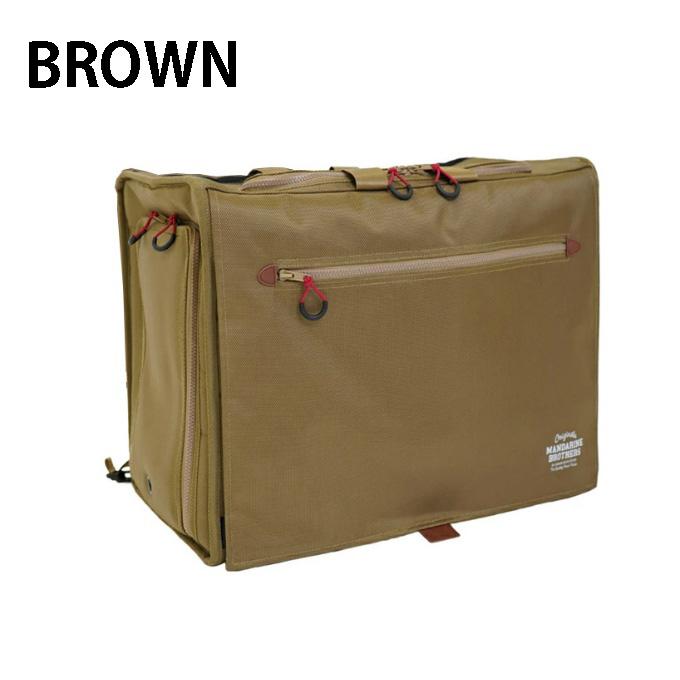 MANDARINE BROTHERS リュック型キャリーバッグ ブラウン MANDARINE BROTHERS ペットキャリー キャリーバッグ リュック