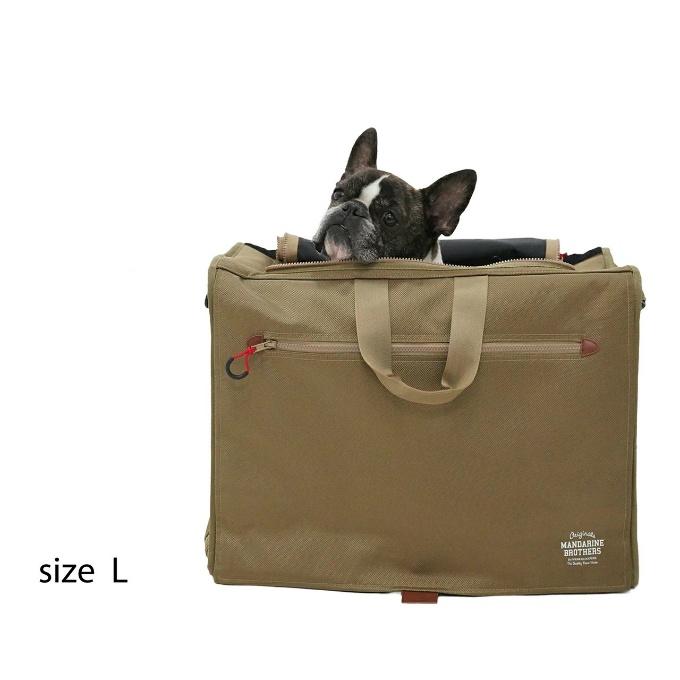 犬 リュック ブリクストンキャリーバックパック ワイド 横型 お出かけ ハウス ペット用品 Lサイズ マンダリンブラザーズ 3101-L ‥｜himaraya｜07