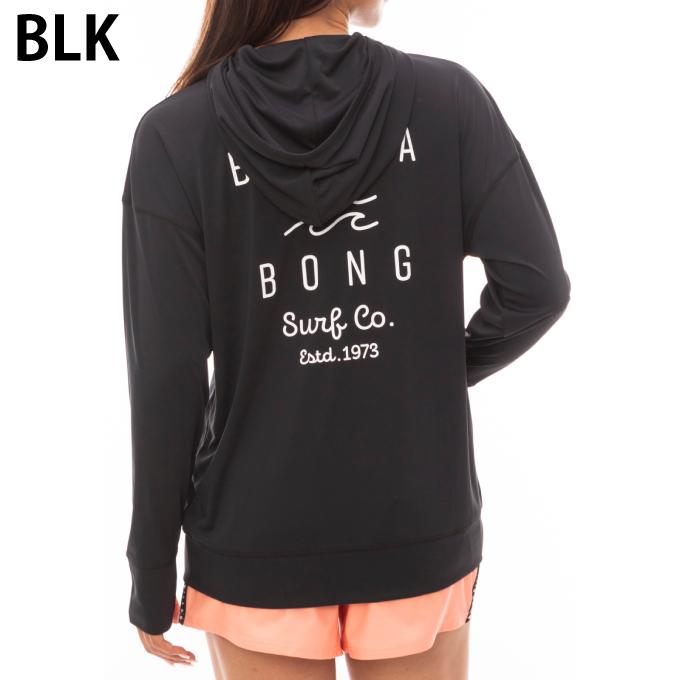 ビラボン BILLABONG ラッシュガード 長袖 レディース LOOSE ZIP UP HOODED RASHGUARD ラッシュパーカー BE013862