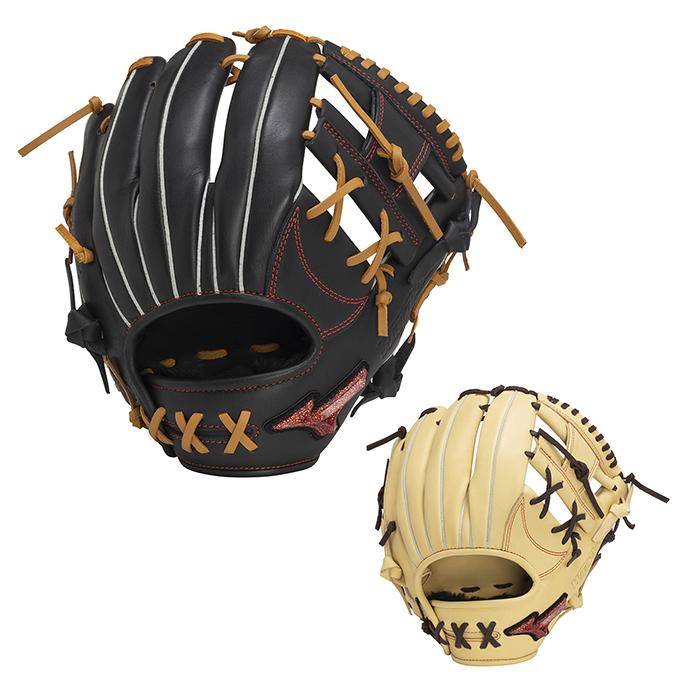 MIZUNO（ミズノ） 野球 一般軟式グローブ 内野手 メンズ WILLDRIVE RED
