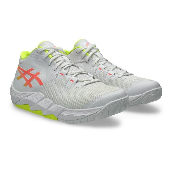 新品）27cm アシックス バスケ シューズ バッシュ アンプレアルス 白 ASICS（アシックス） バスケットシューズ メンズ レディース アンプレ