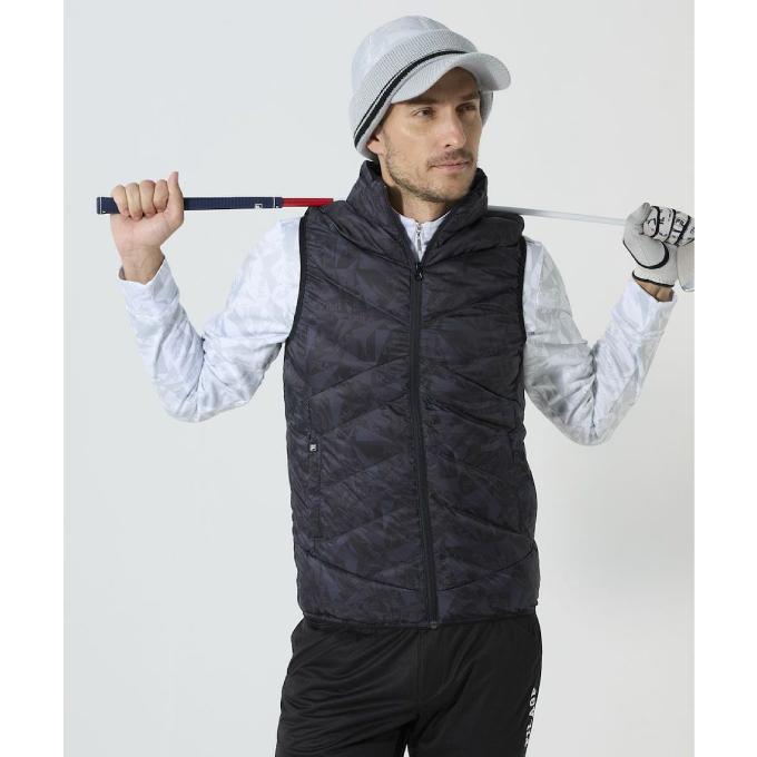 FILA フィラ ゴルフウェア アウターベスト メンズ ハイブリッドダウン