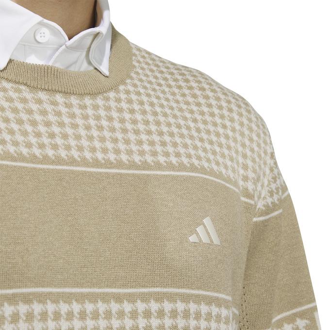 adidas ハウンドトゥースニットセーター S adidas セーター ニット PRIMEKNIT ハウンドトゥース セーター