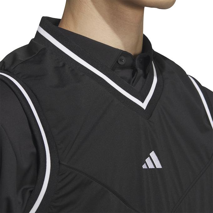 adidas（アディダス） ゴルフウェア アウターベスト メンズ 撥水サイド