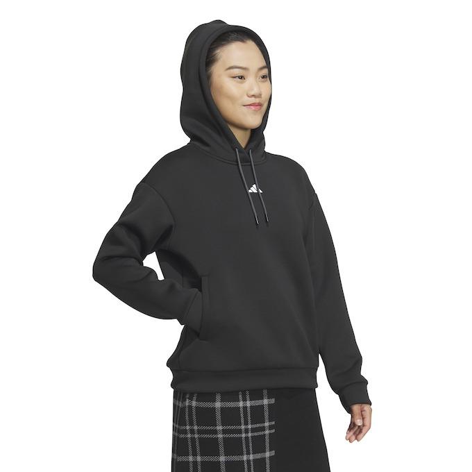 【タグ付新品】24冬購入 黒XL スカートadidasゴルフダンボールニット秋冬 adidas（アディダス） ゴルフウェア スウェット レディース ダンボール