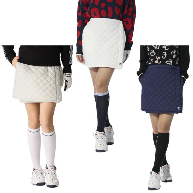 FILA（フィラ） ゴルフウェア スカート レディース ラップスカート 撥